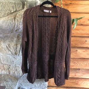 Croft & Barrow heavy weight long cardigan